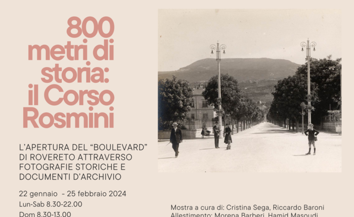 800 metri di storia: il Corso Rosmini.