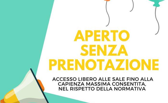 Aperto senza prenotazione. Nuovo protocollo in Biblioteca