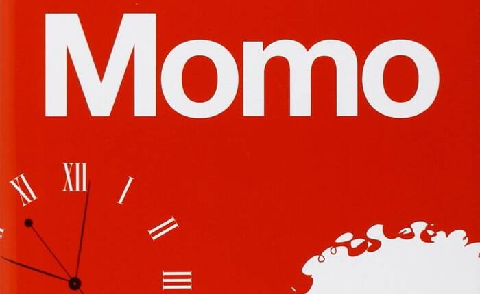 particolare della copertina di "Momo" di Michael Ende