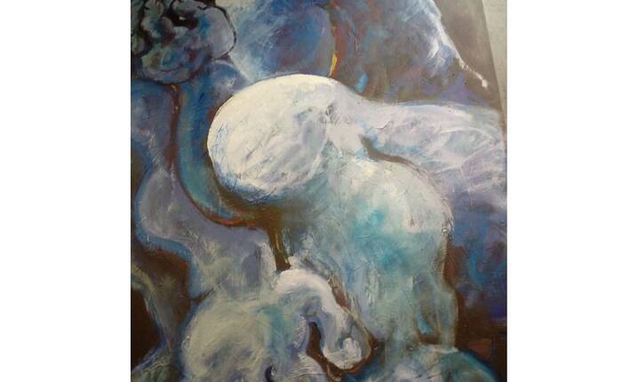 “Prigioni” – Acrilico su tela cm 140x100 (particolare)