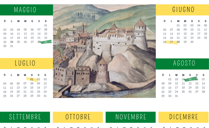 Calendario 2021 della Biblioteca