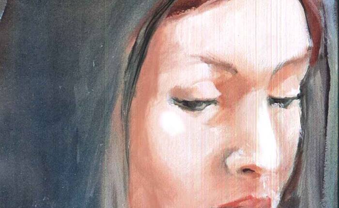 ritratto moderno di Bernardina Floriani realizzato da Romina Bandera