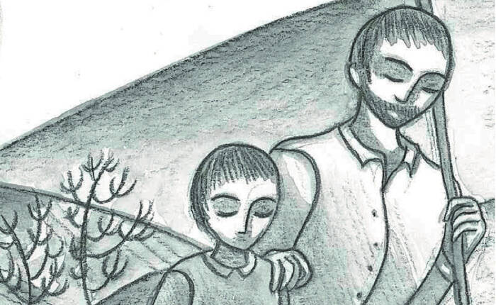 Illustrazione di Marta Bianchi per il racconto "Il Gorgo"