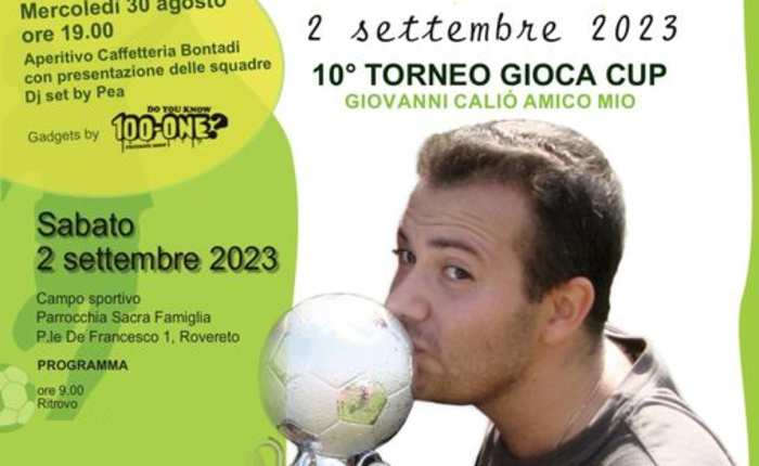 GIOCA CUP 2023 - Giovanni Caliò Amico Mio