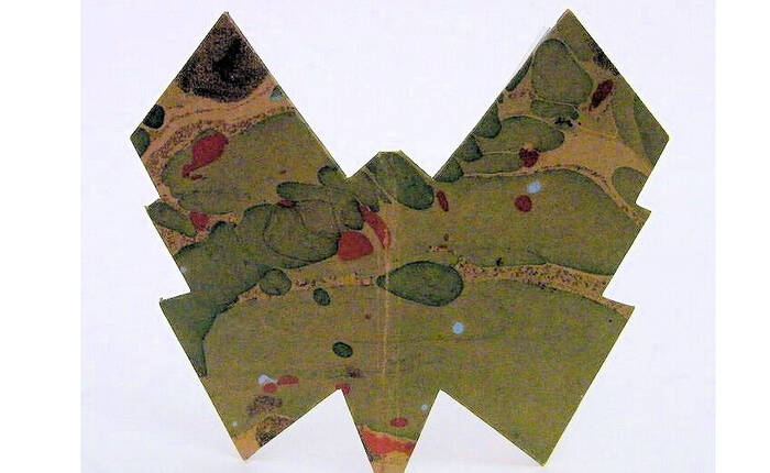 libro ritagliato a farfalla