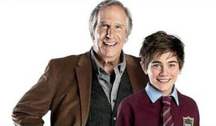 Hank Zipzer con un ragazzo