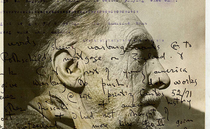 ritratto di Ezra Pound