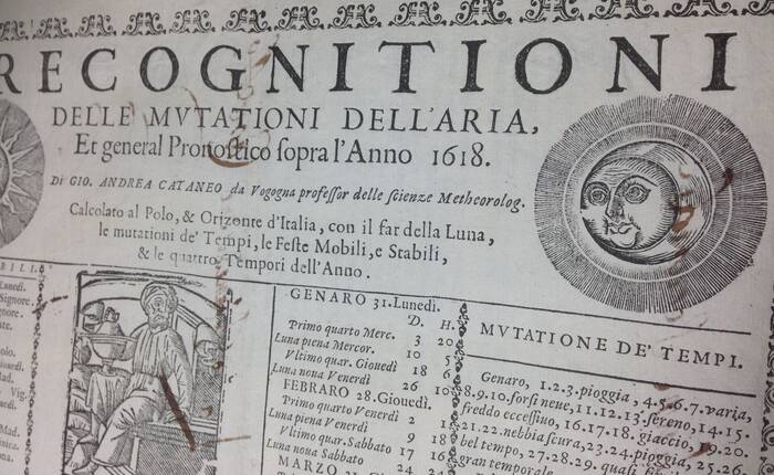 Almanacco (1618) BCR Po 971