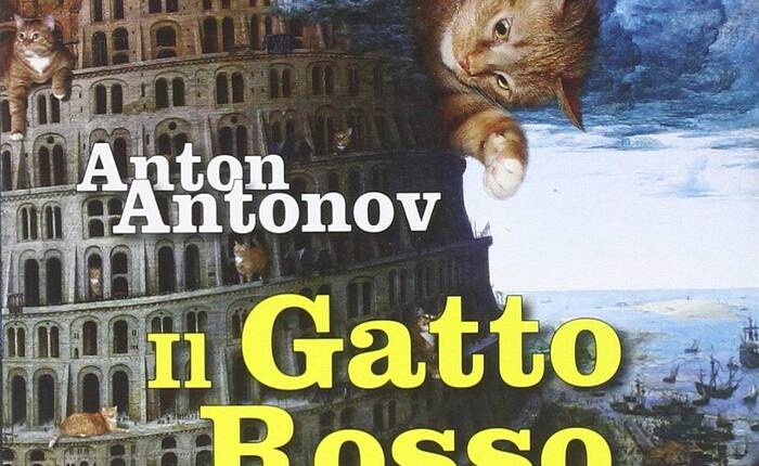copertina del libro "Il gatto rosso" di Anton Antonov