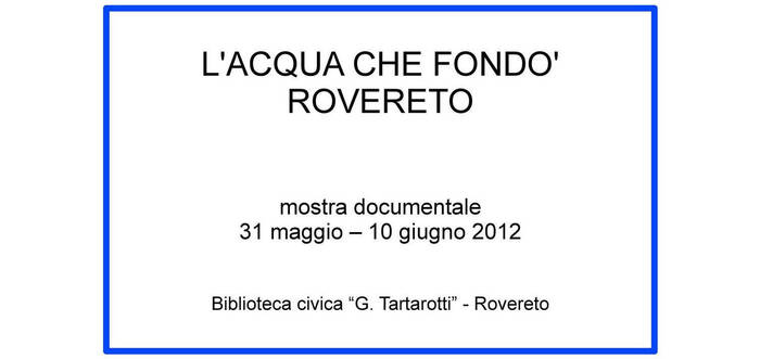 Manifesto originale della mostra svoltasi nel maggio 2012