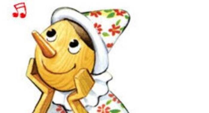 Pinocchio e nota musicale