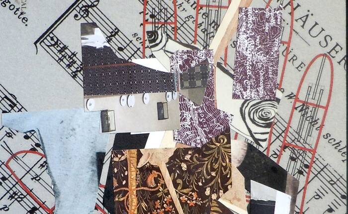 particolare di opera di Pino Rosa