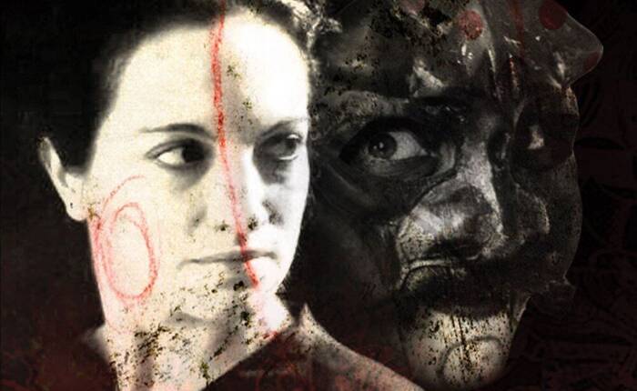 copertina del libro di Claudia Contin Arlecchino  “Né serva né padrona: confessione buffa sulle donne nella commedia dell'artet”