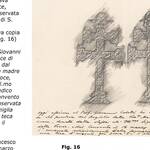 copia calcografica della croce della Beata Giovanna