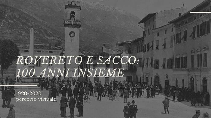 Immagine storica della piazza di Sacco