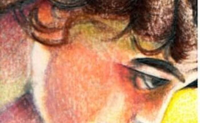 dipinto di un volto di donna