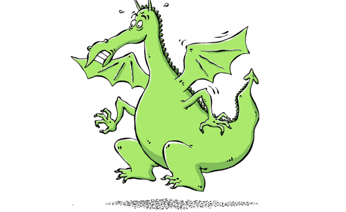 Schhhh ... Non dirlo a nessuno... I draghi non mangiano le principesse!