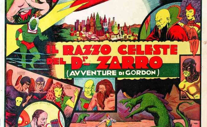 Illustrazione dal fumetto "Gordon", 1958