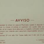 Manifesto di evacuazione - particolare 2