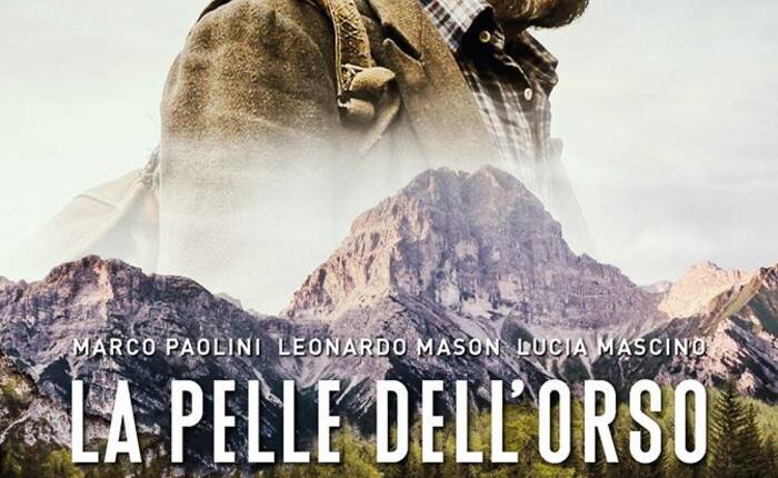 locandina del film "La pelle dell'orso" di Marco Segato con Marco Paolini