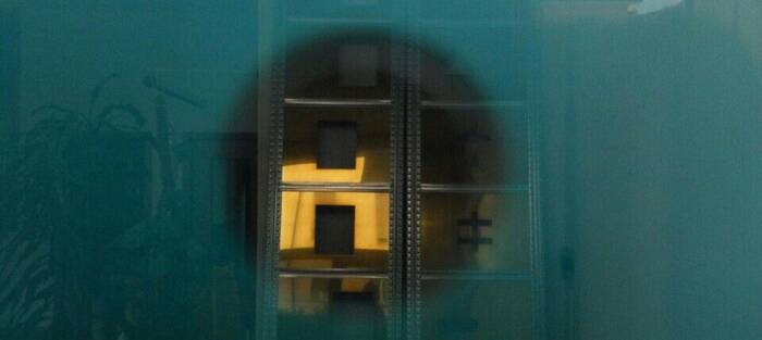 particolare di un'opera di Osvaldo Maffei