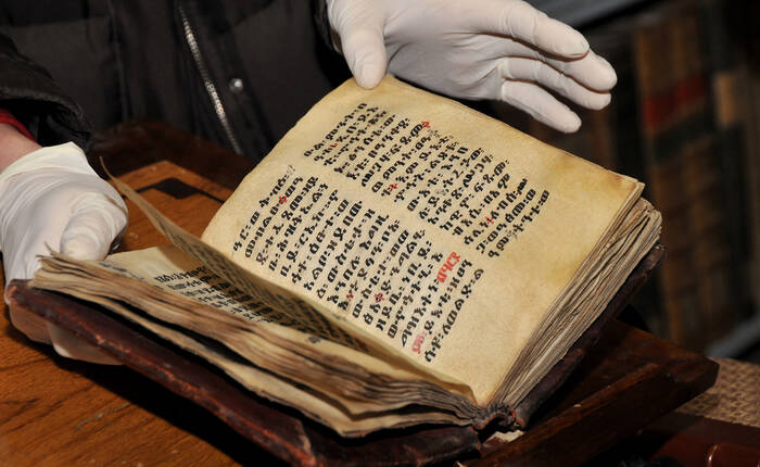 Codice copto in pergamena