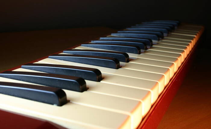 Particolare di pianoforte