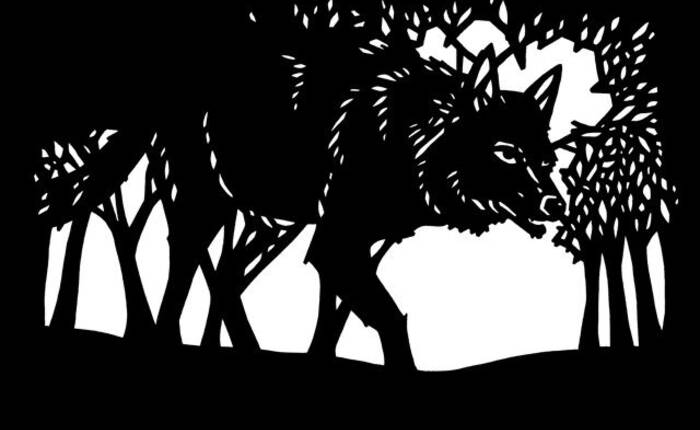 lupo illustrato da Antoine Guilloppé