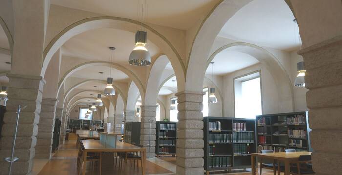Sala consultazione biblioteca di conservazione e archivi (foto Florio Badocchi 2014)