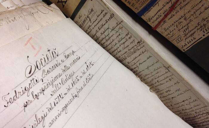 PArticolari di documenti dell'archivio della Famiglia Bossi Fedrigotti