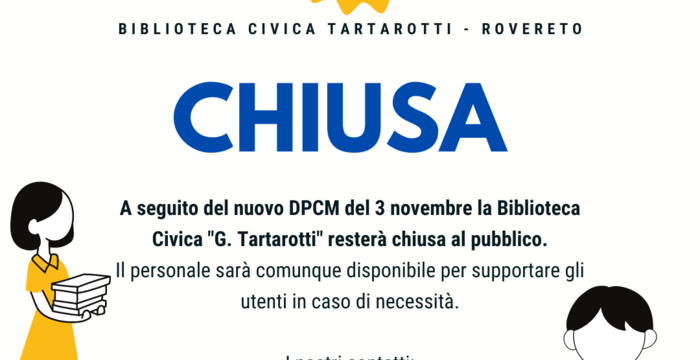 Sale chiuse - servizi aperti