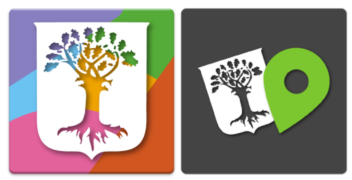 loghi app Rovereto Explorer e Viaggia Rovereto