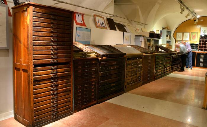 Cassettiere in uso nel Laboratorio