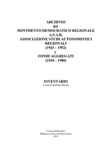 Frontespizio del libro