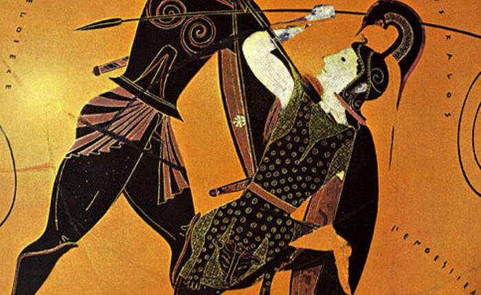 Morte di Patroclo - vaso greco