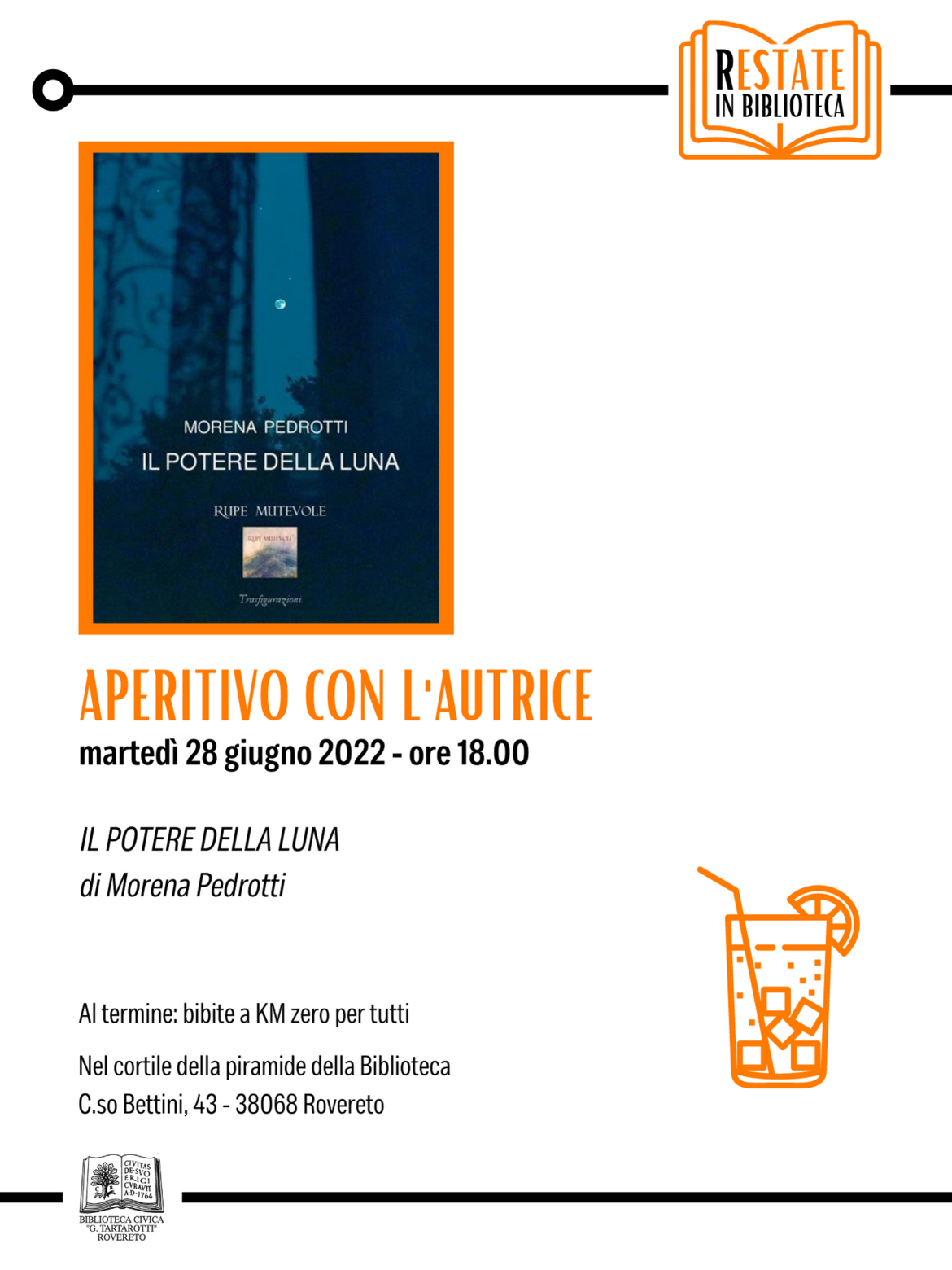 Iniziativa aperitivi con le autrici