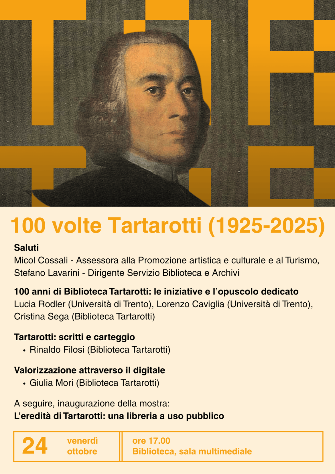 Locandina 100 volte Tartarotti