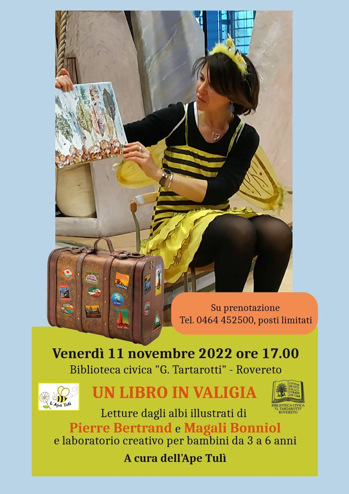 Locandina Ape Tuli - 11 NOVEMBRE 2022