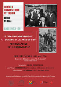 LOCANDINA ARCHIVIO CUC