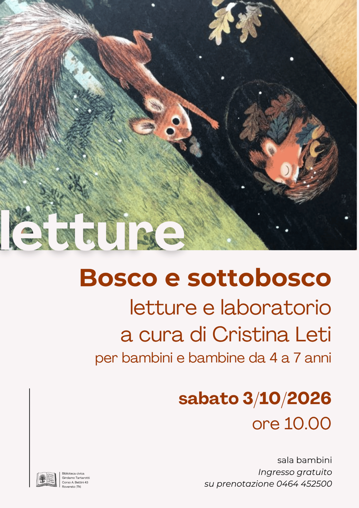 Locandina Bosco e sottobosco