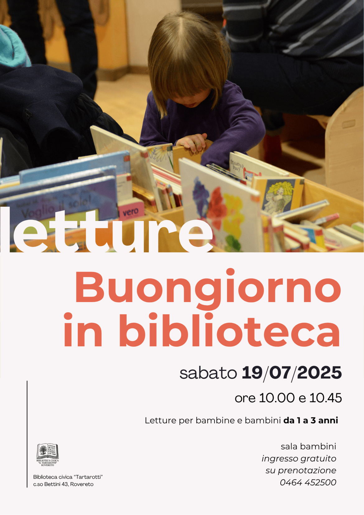 Locandina Buongiorno in biblioteca luglio