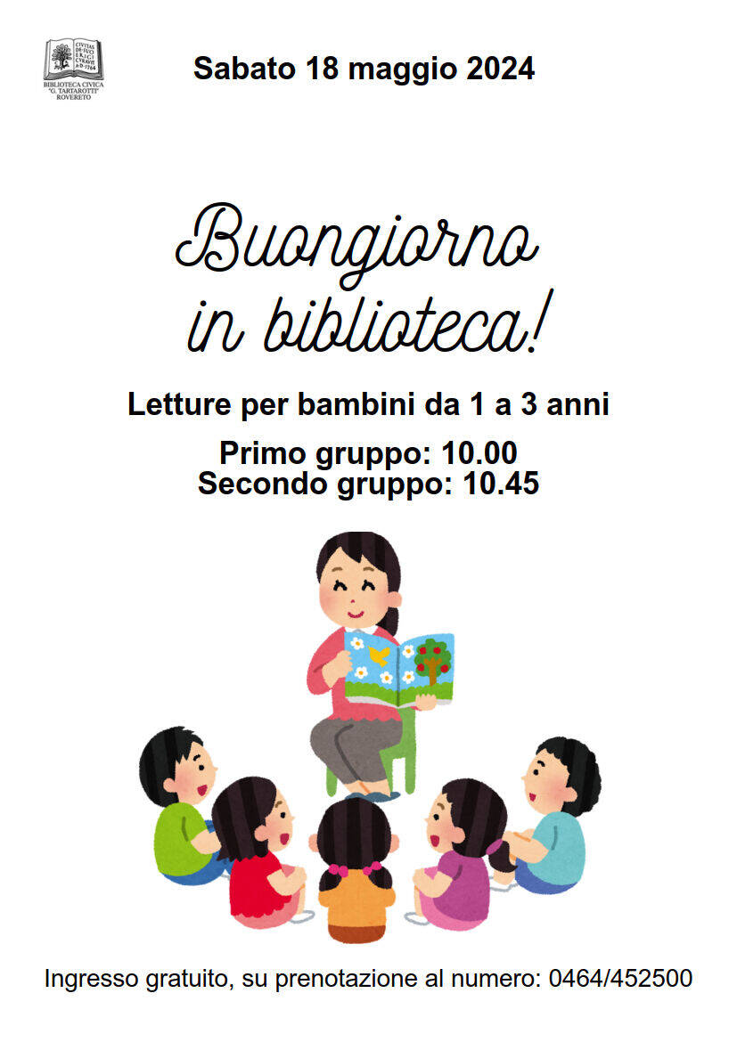 Locandina Buongiorno in biblioteca