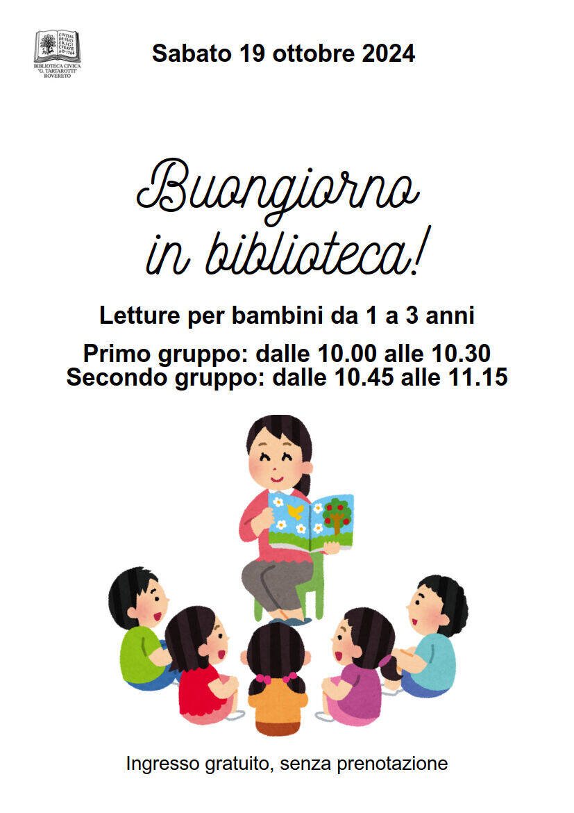 Locandina Buongiorno in biblioteca