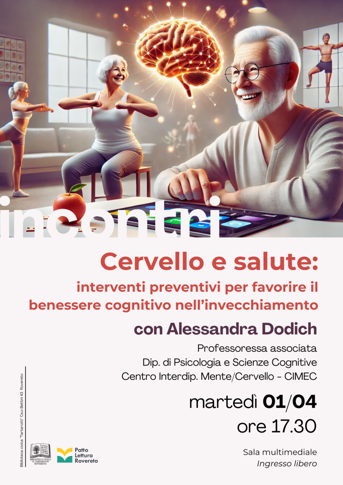 Locandina cervello e salute