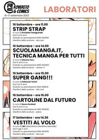 Locandina comics laboratori