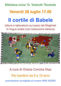Locandina Cortile di Babele 28 lug