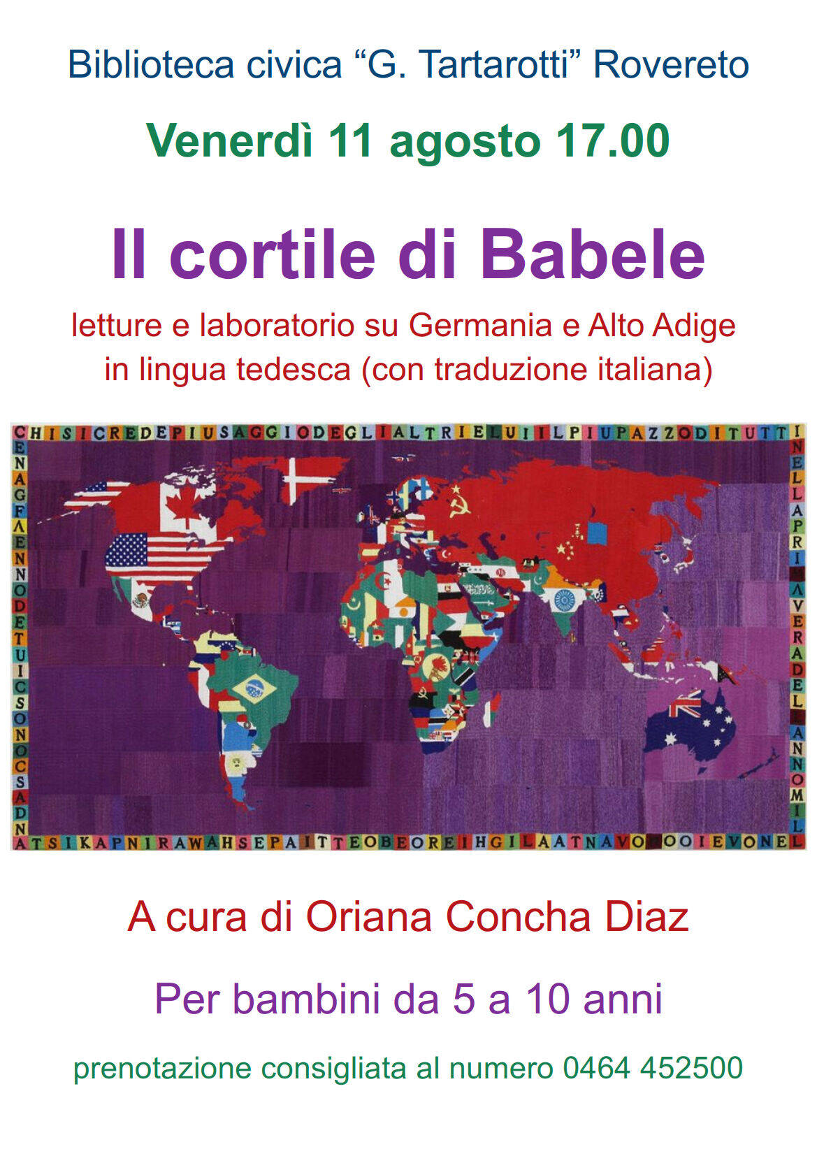 locandina Cortile di Babele Germania
