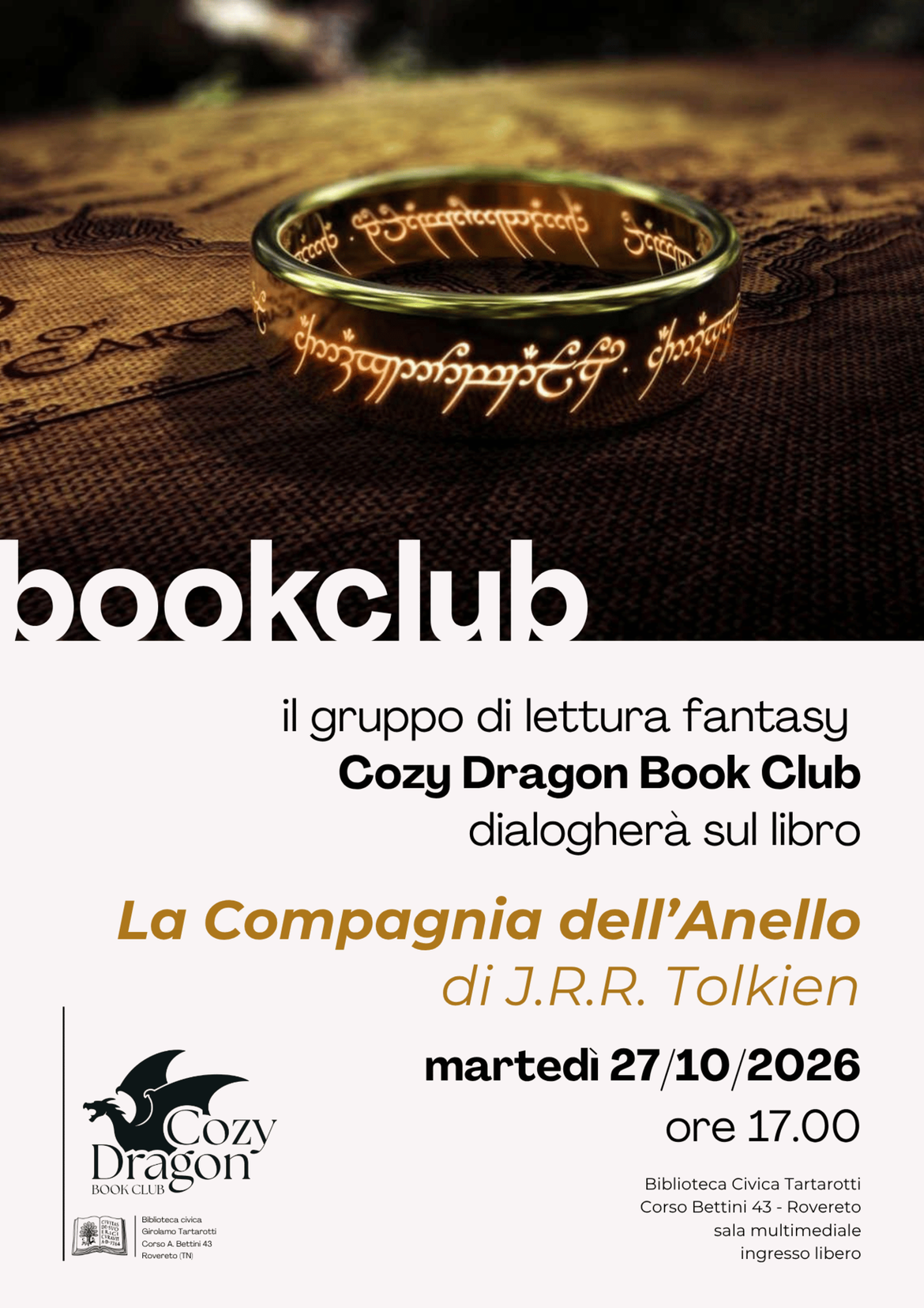 Locandina Cozy Dragon 10/26