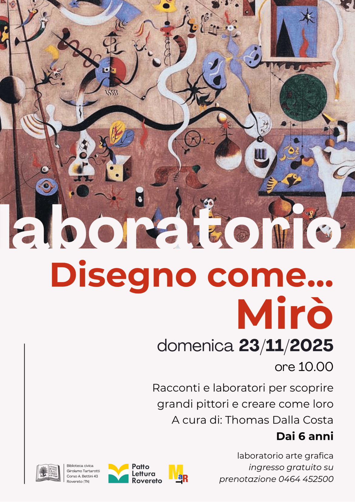 Locandina Disegno come Mirò