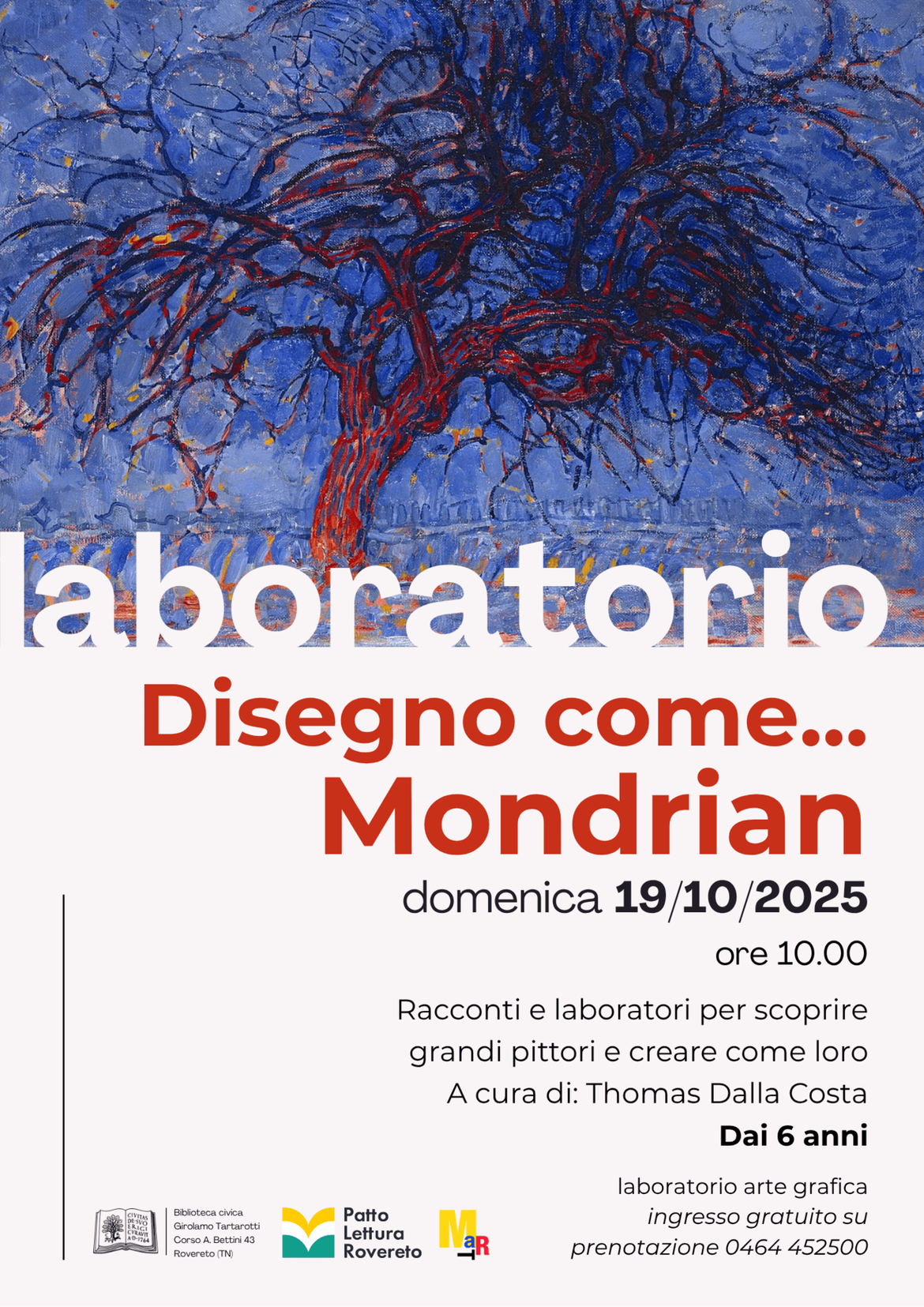 Locandina Disegno come Mondrian